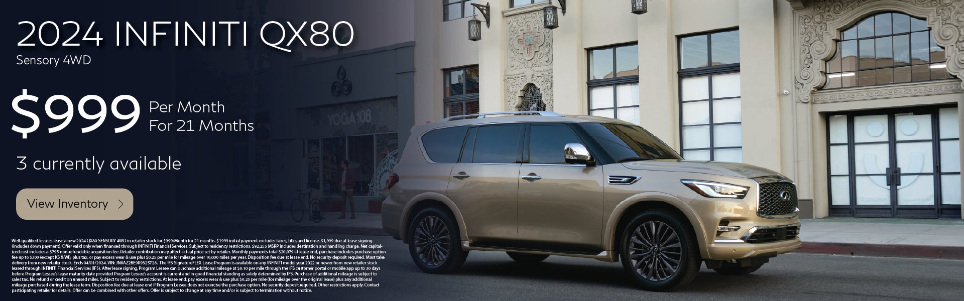 INFINITI of Northern Kentucky QX80 Lease Offer